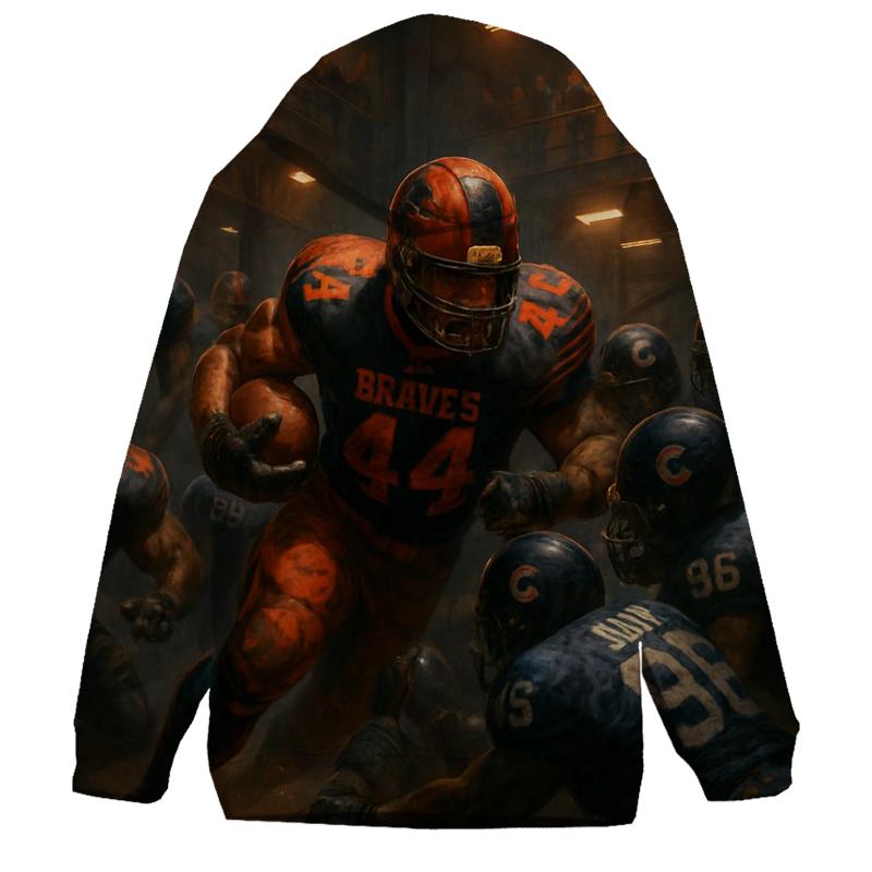 Industrial Iron Grudge Match Braves Versus Cubs premium hoodies