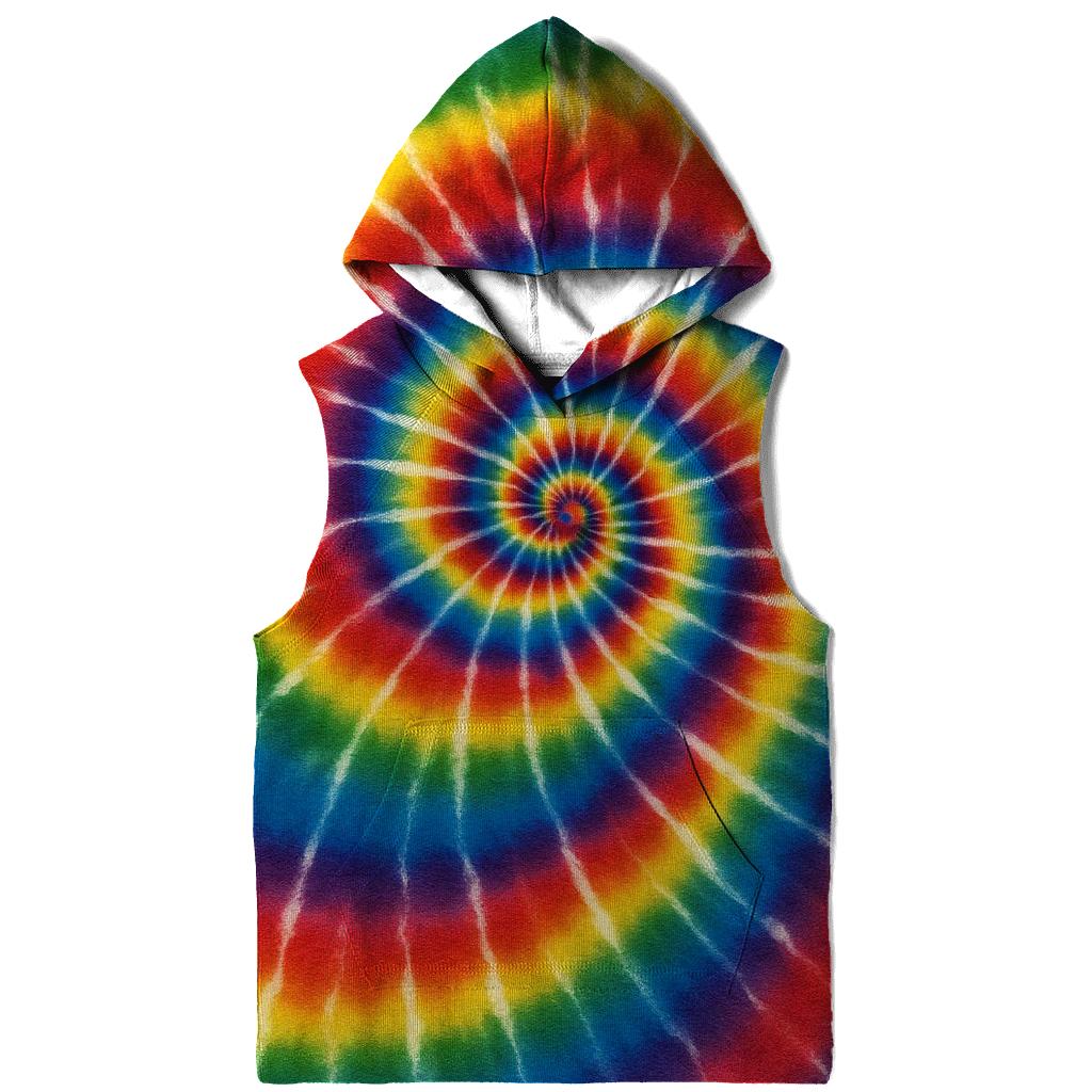 Electric Rainbow Spiral Rings hoodie styles