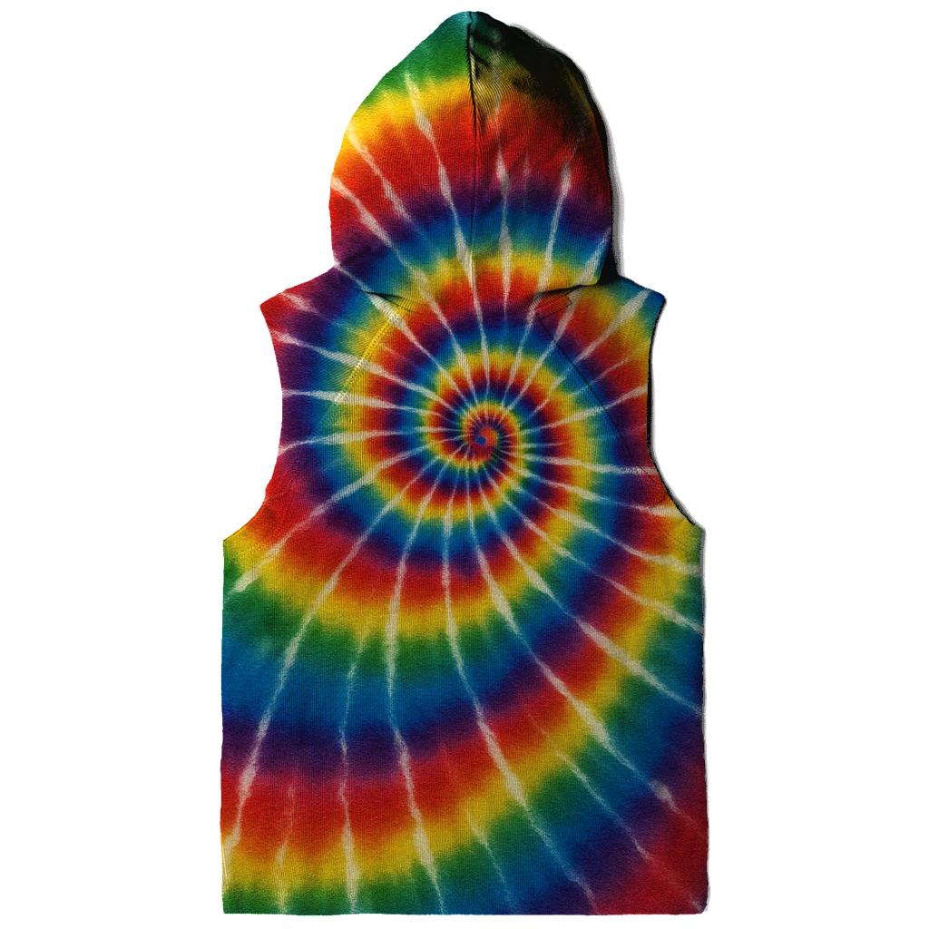 Electric Rainbow Spiral Rings hoodie styles