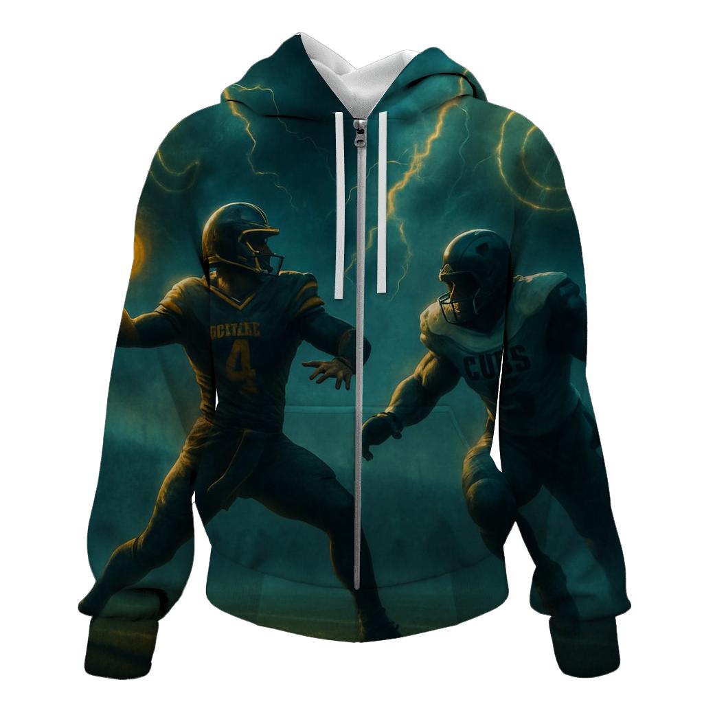 Stormfront Clash Braves And Cubs Gridiron pullover hoodies