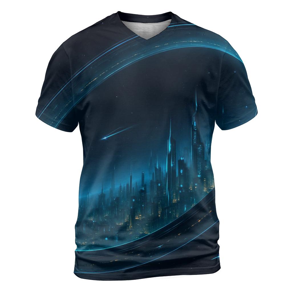 Chrono Orbit Cityscape personalized full print shirts