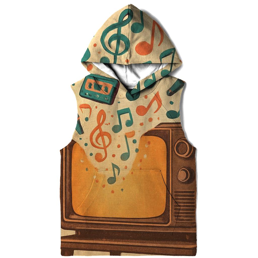 Retro TV Music Portal designer hoodies