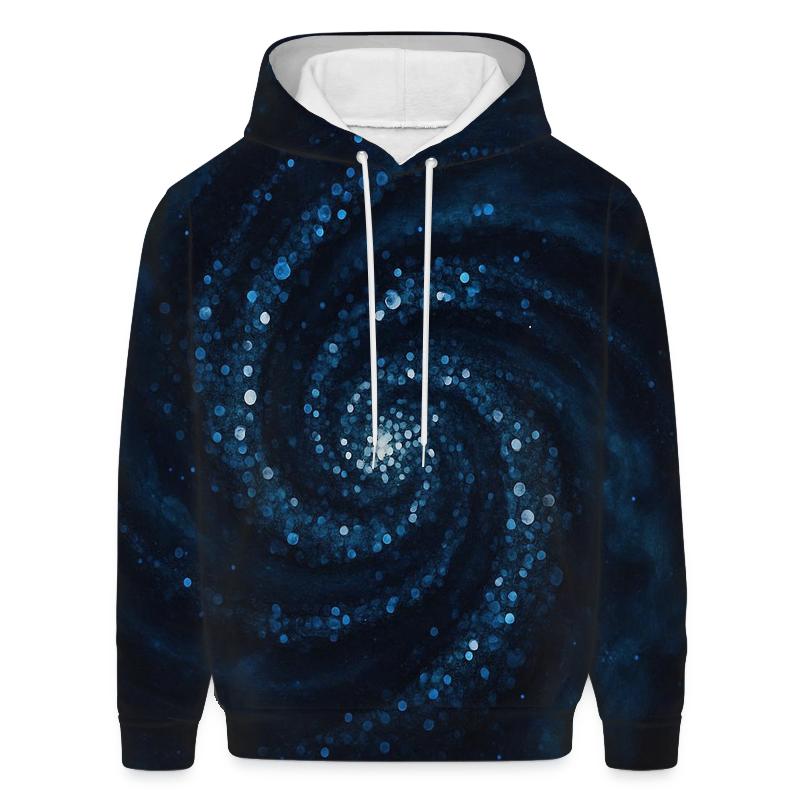 Midnight Sequin Nebula custom hoodies