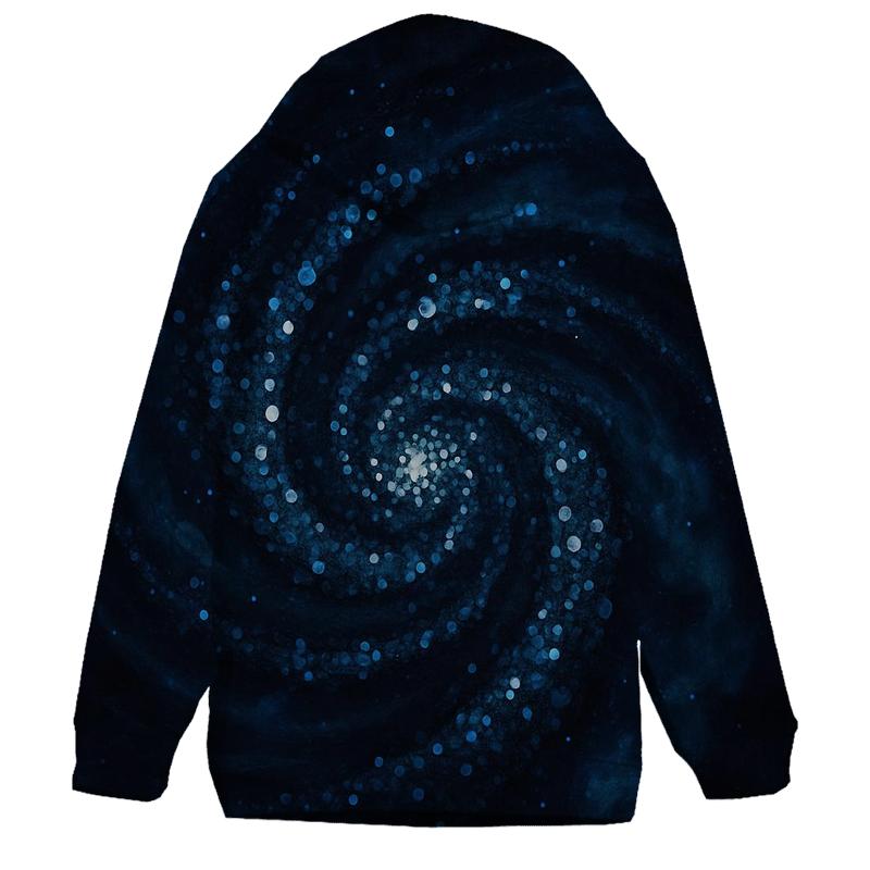 Midnight Sequin Nebula custom hoodies