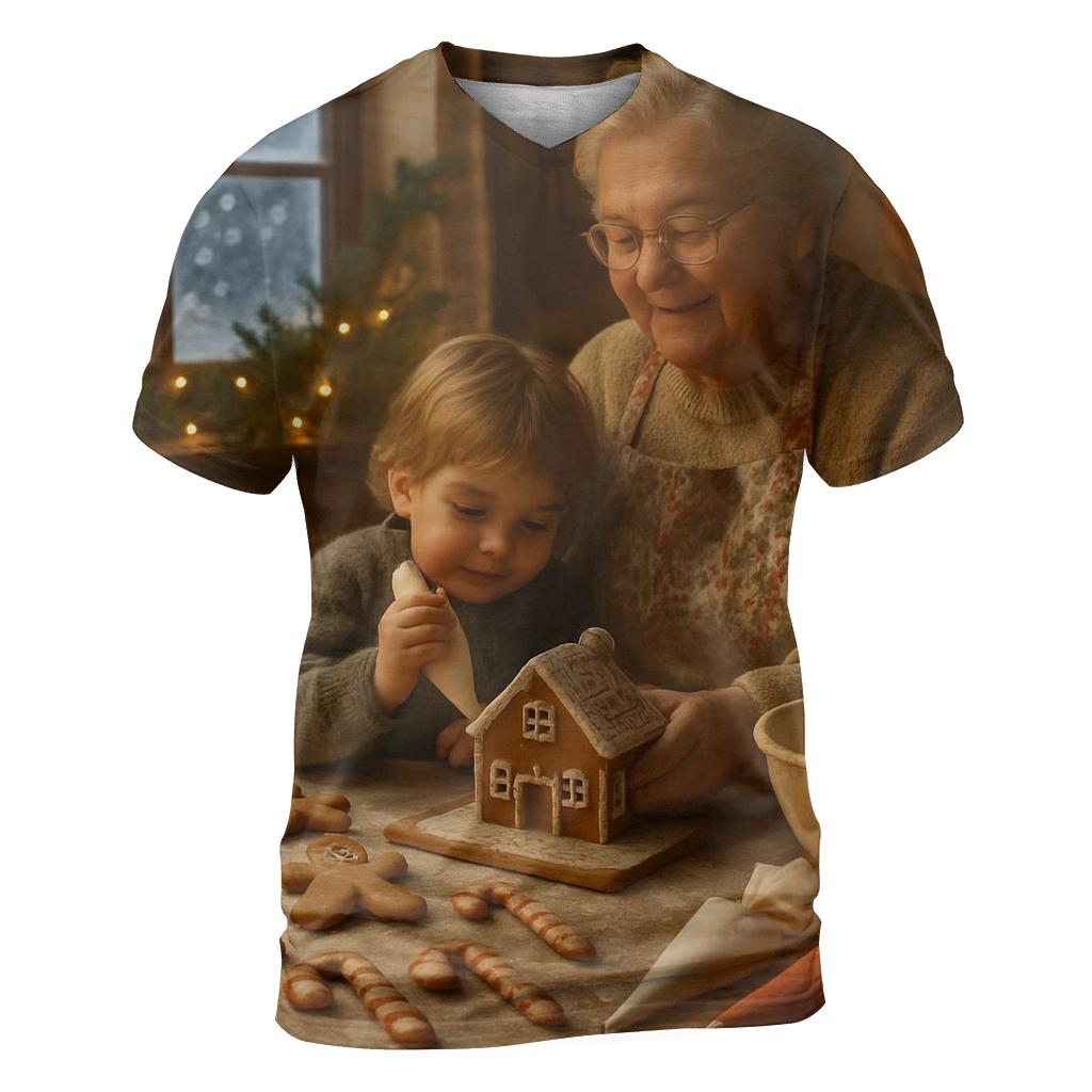 GrandmasKitchenGingerbreadEvening unique graphic print tees