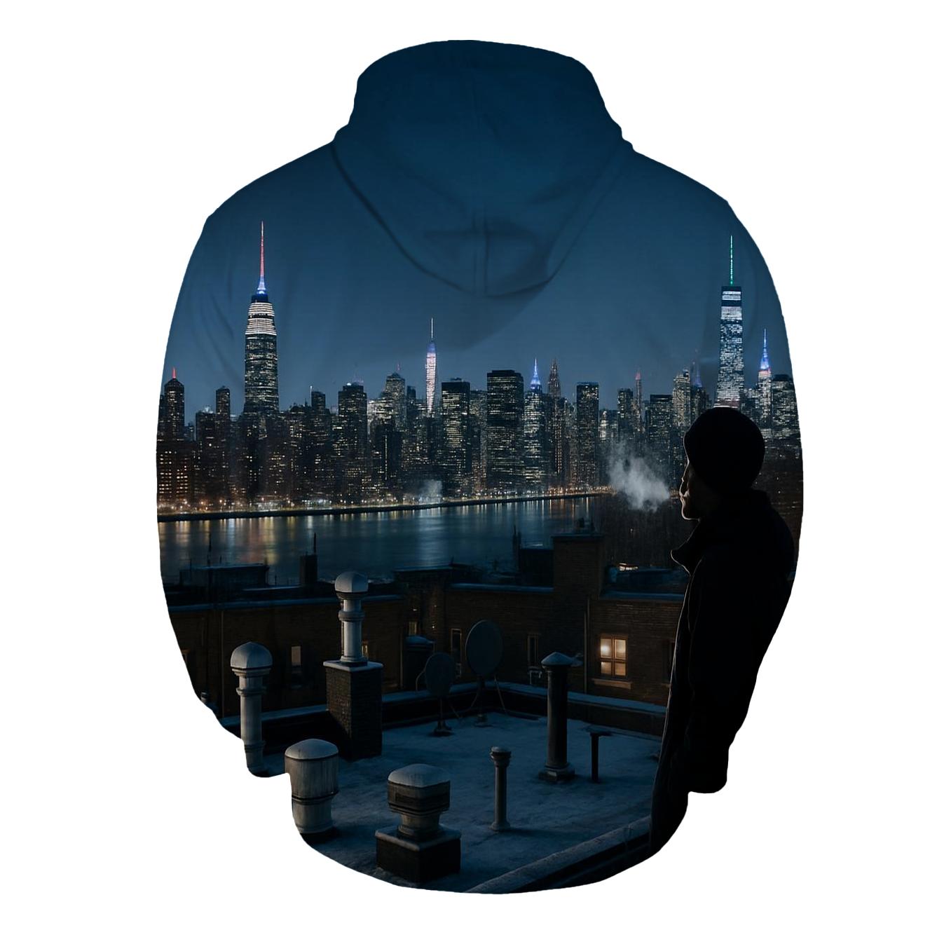 Winter Night From A Queens Rooftop hoodie trends