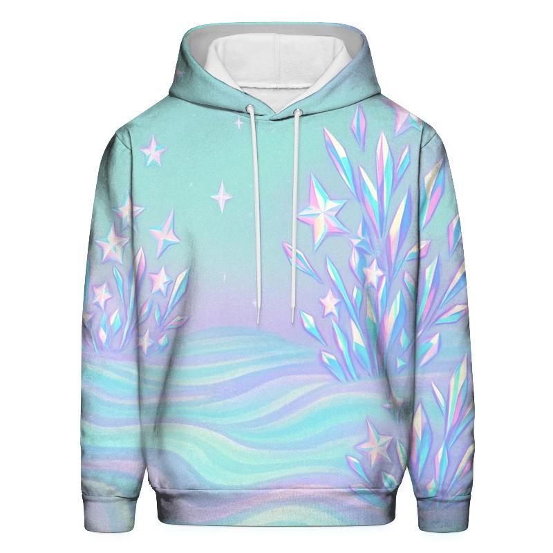 Holographic Star Reef graphic hoodies