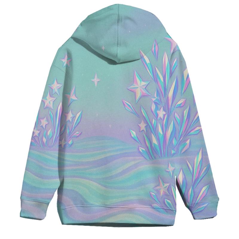 Holographic Star Reef graphic hoodies