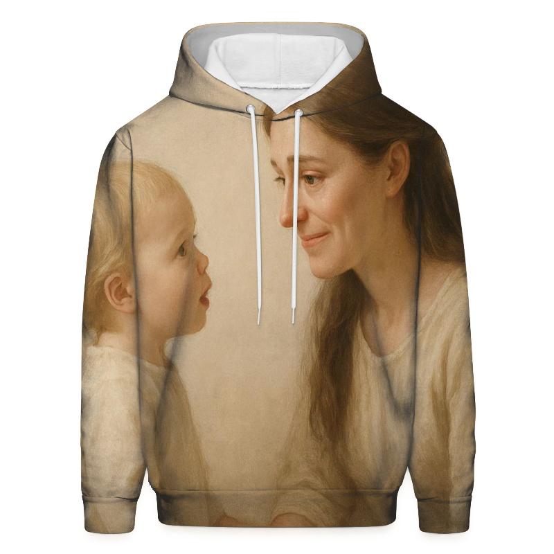 The First Name My Soul Learned To Say embroidered hoodies