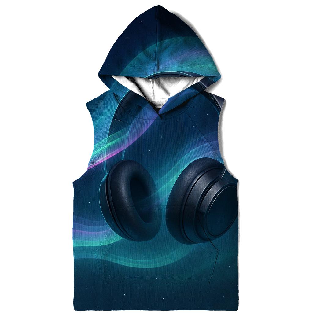 Aurora Headphone Drift printed hoodies