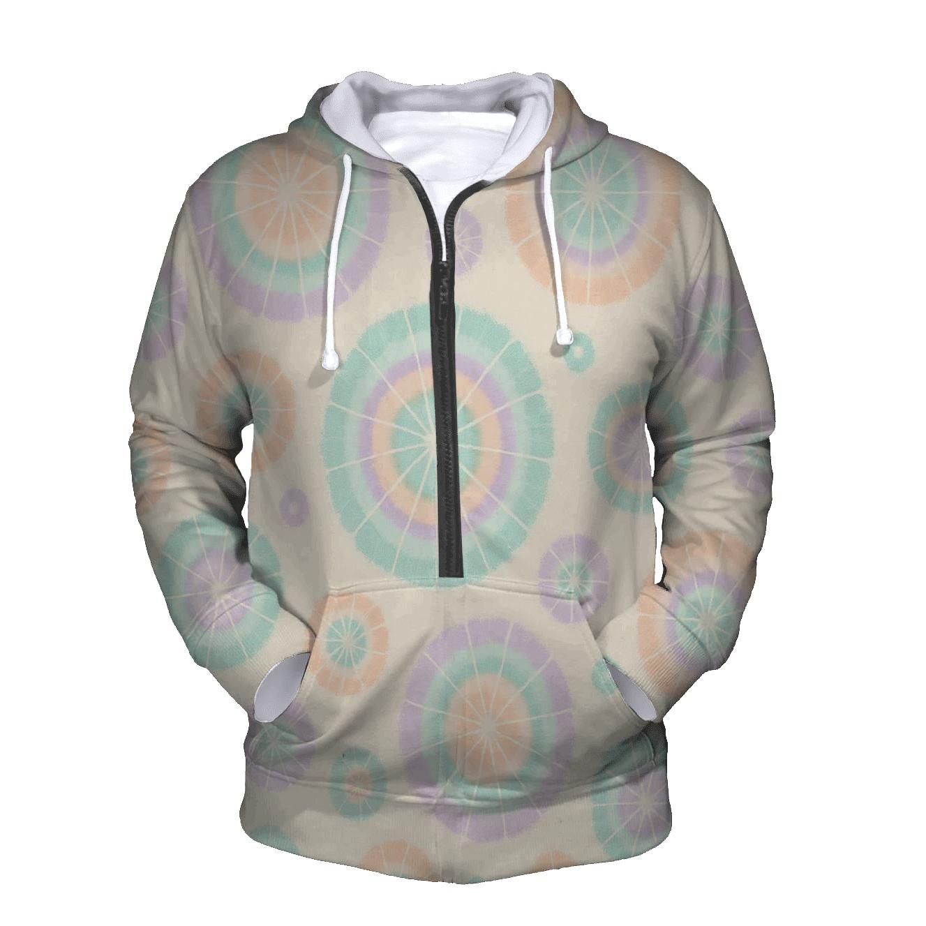 Pastel Kumo Spider Garden embroidered hoodies