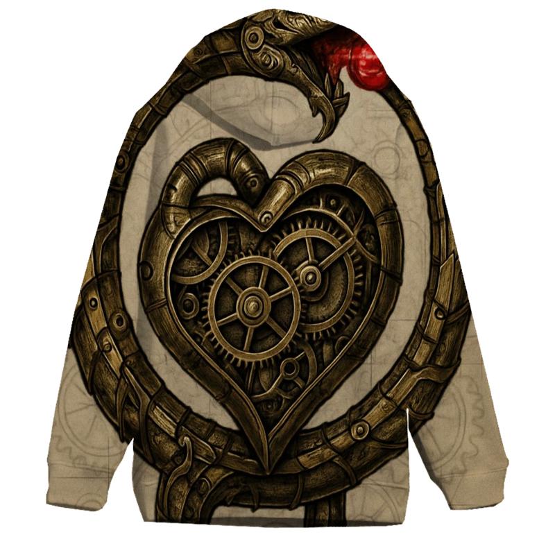 Mechanical Ouroboros Time Engine hoodie trends