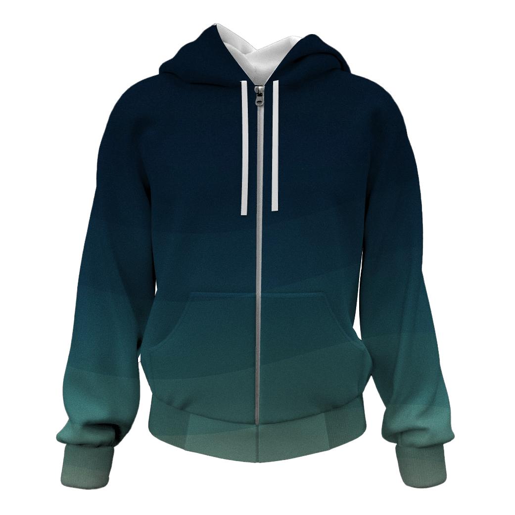 Moonlit Tidal Fade designer hoodies
