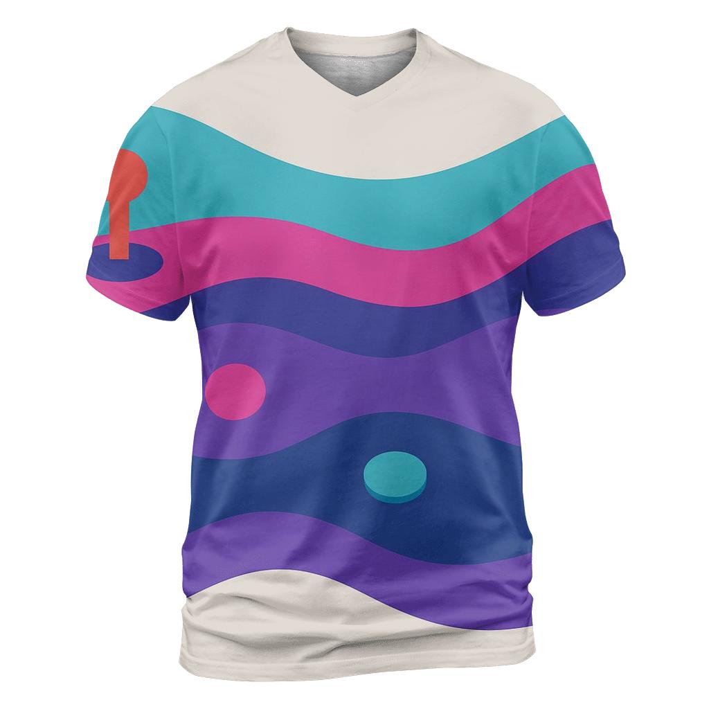 Vapor Arcade Waves personalized full print shirts