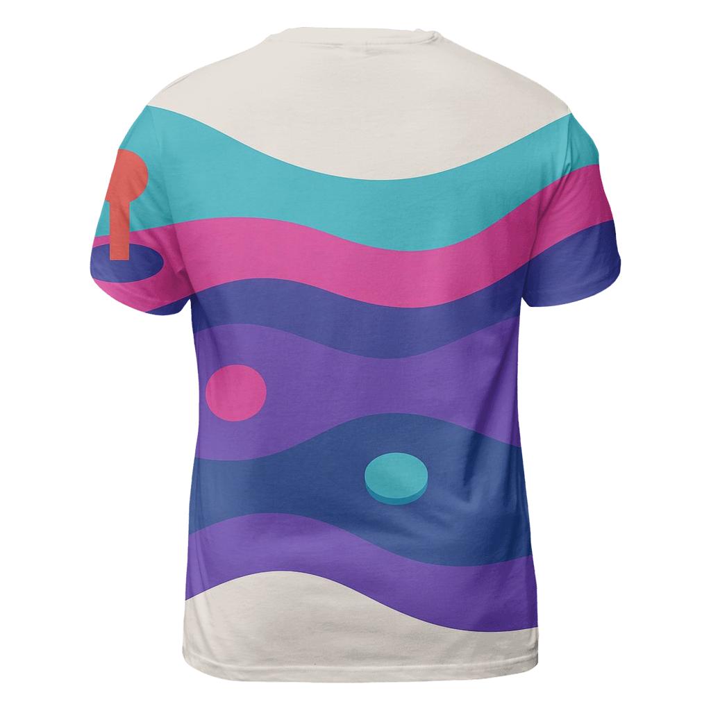 Vapor Arcade Waves personalized full print shirts