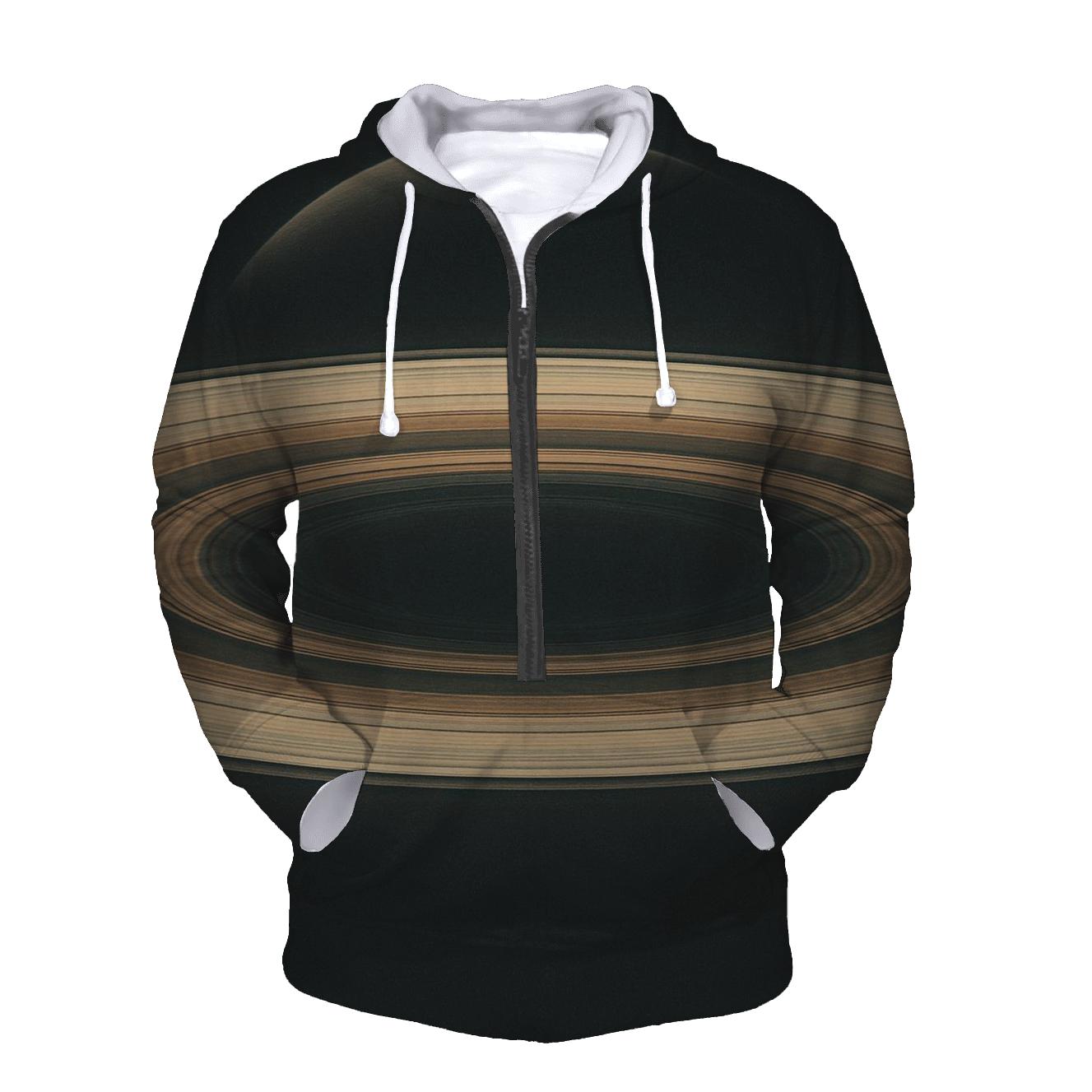 Equatorial Ring Plane Bands premium hoodies
