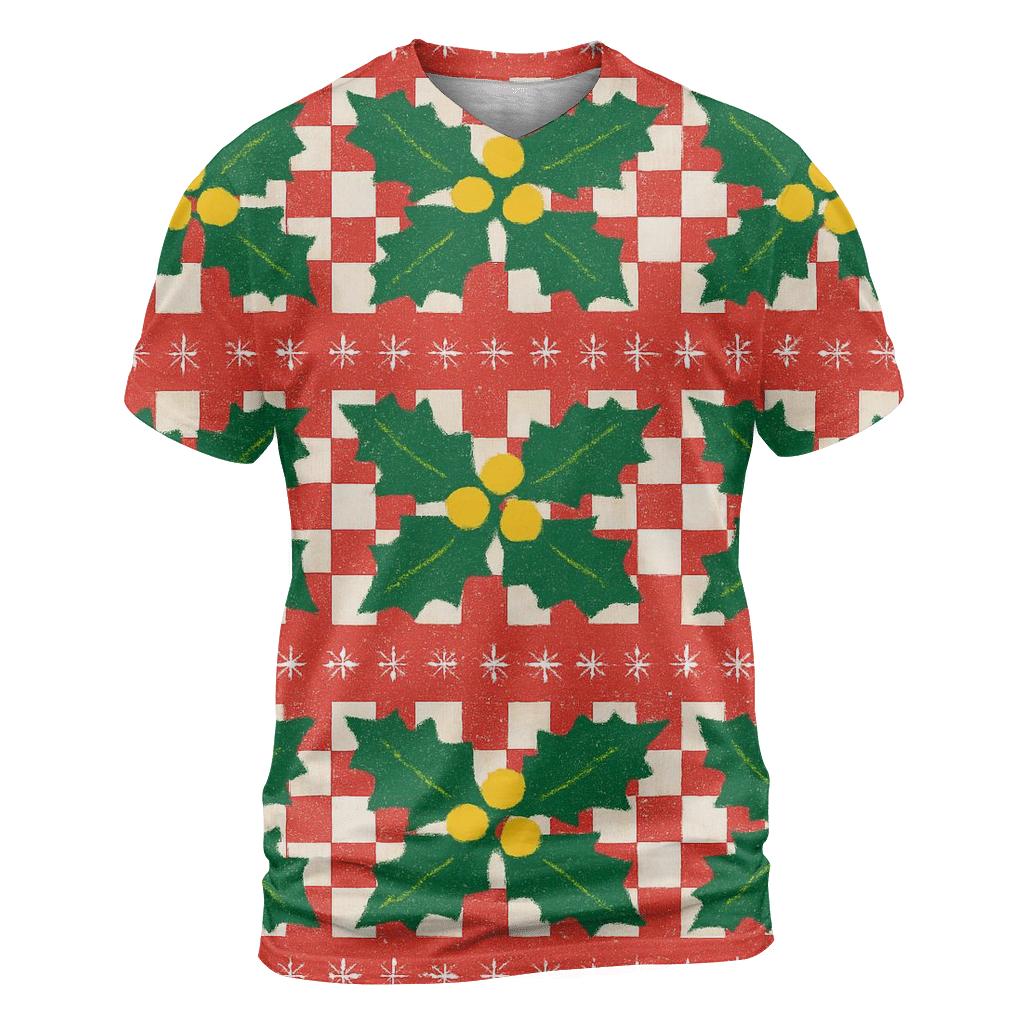 Holly Blizzard Checker Bands personalized full print shirts