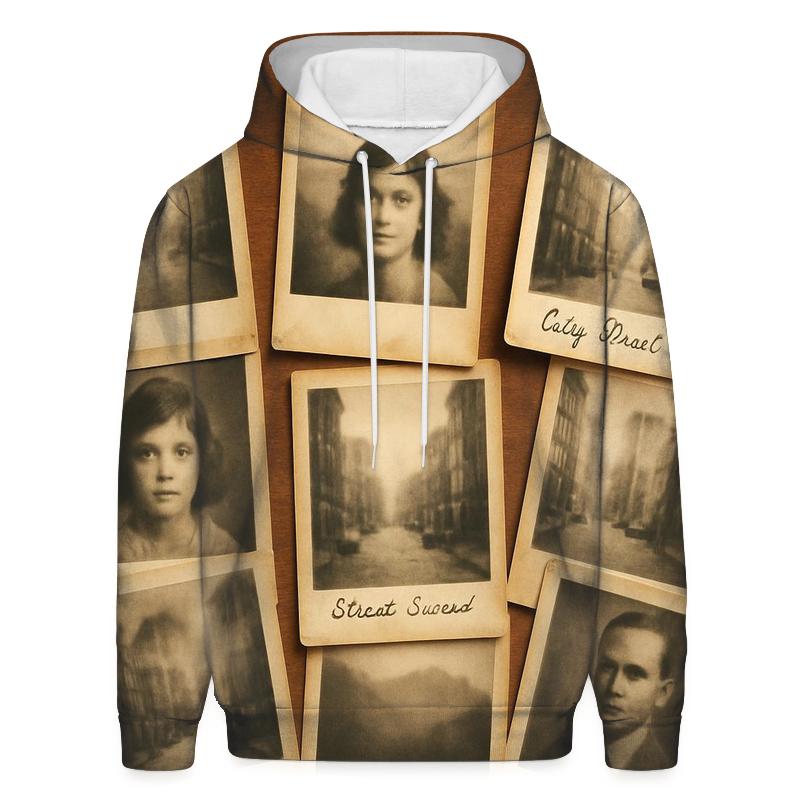 Old Camera Club Snapshot Collage hoodie designs
