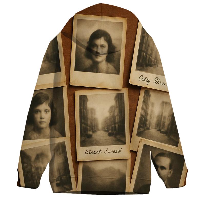 Old Camera Club Snapshot Collage hoodie designs