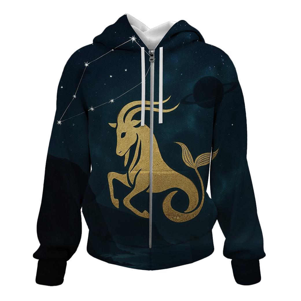 Luminous Capricorn Sea Goat Sigil pullover hoodies