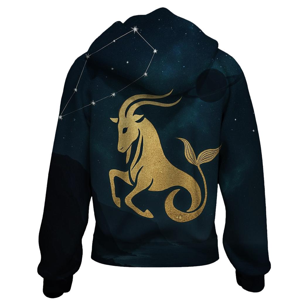 Luminous Capricorn Sea Goat Sigil pullover hoodies