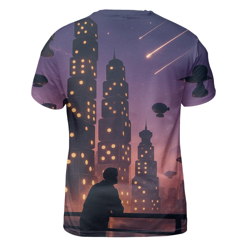 Dice Tower City At Dusk personalized full print shirts