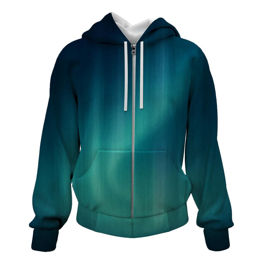 Frozen Aurora Veil hoodies fashion