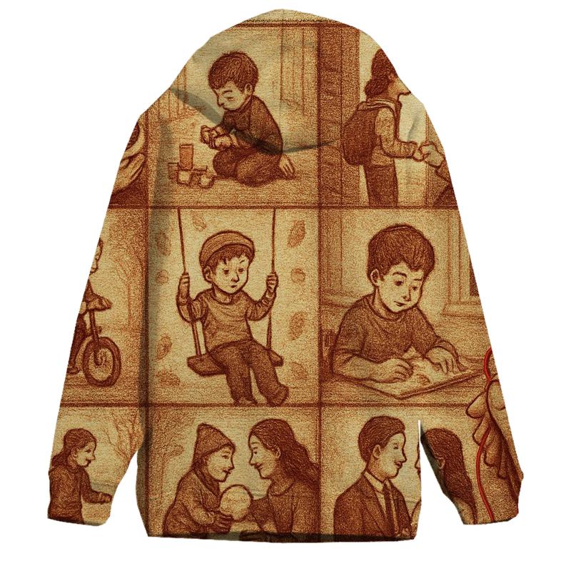 The Thread Of Her Love Woven Through My Days premium hoodies