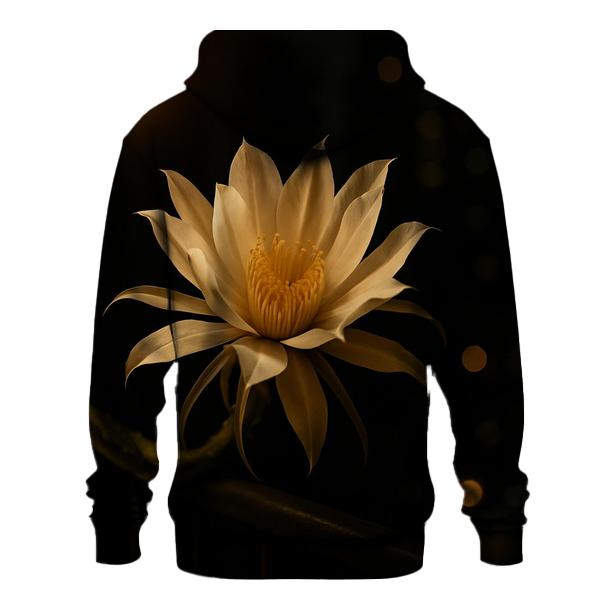 Night Blooming Cereus On Balcony Rail hoodie styles