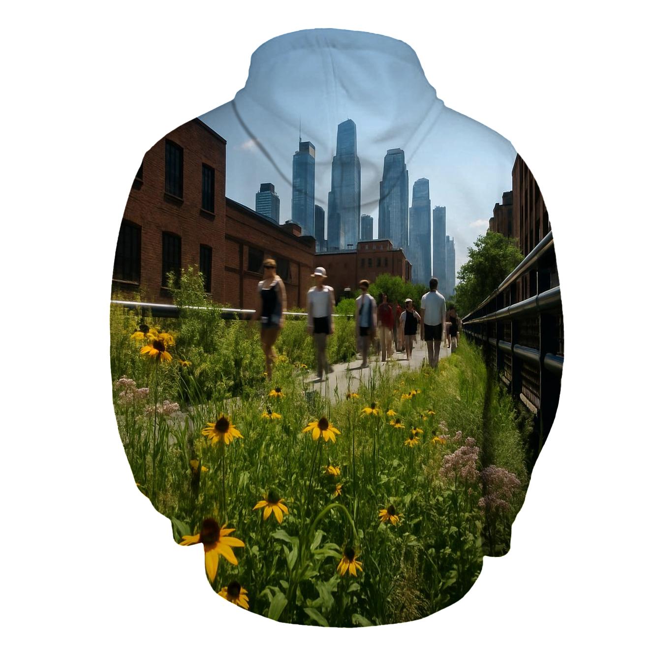 Noon Heat Haze Over Midtown From The High Line hoodies fashion