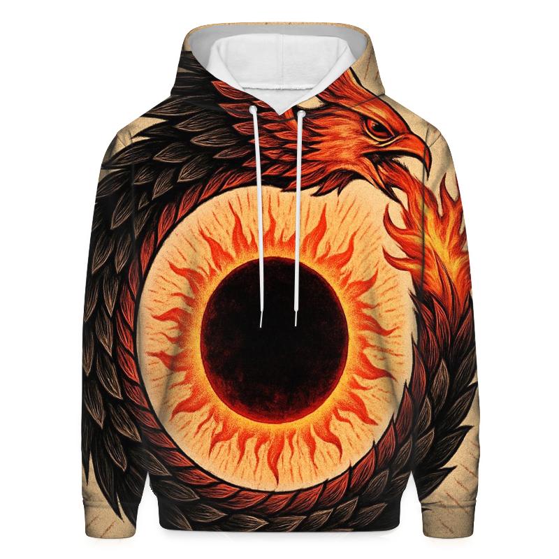 Solar Eclipse Phoenix Ouroboros hoodies fashion