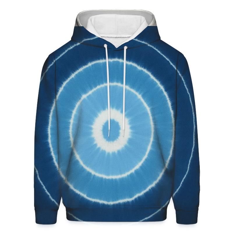 Indigo Moon Bullseye Field designer hoodies