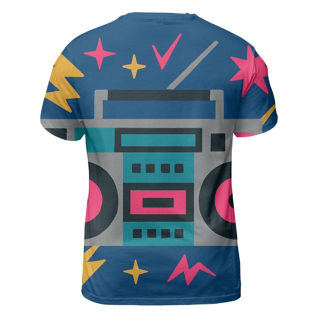 Boom Box Flash Frame trendy printed shirt styles