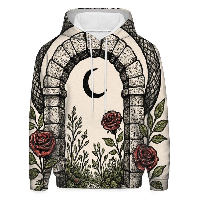 Alchemical Garden Ouroboros Gate custom hoodies
