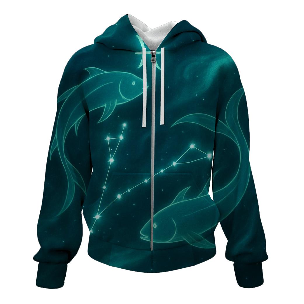 Pisces Tidal Dream Starfield hoodies fashion
