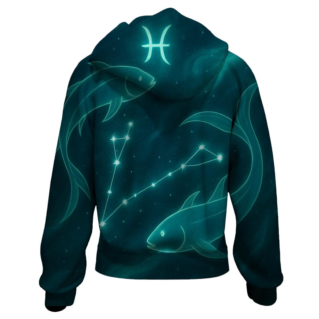 Pisces Tidal Dream Starfield hoodies fashion