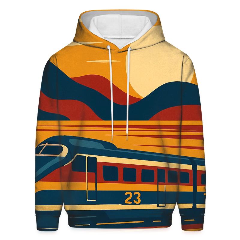 Groove Train Express graphic hoodies