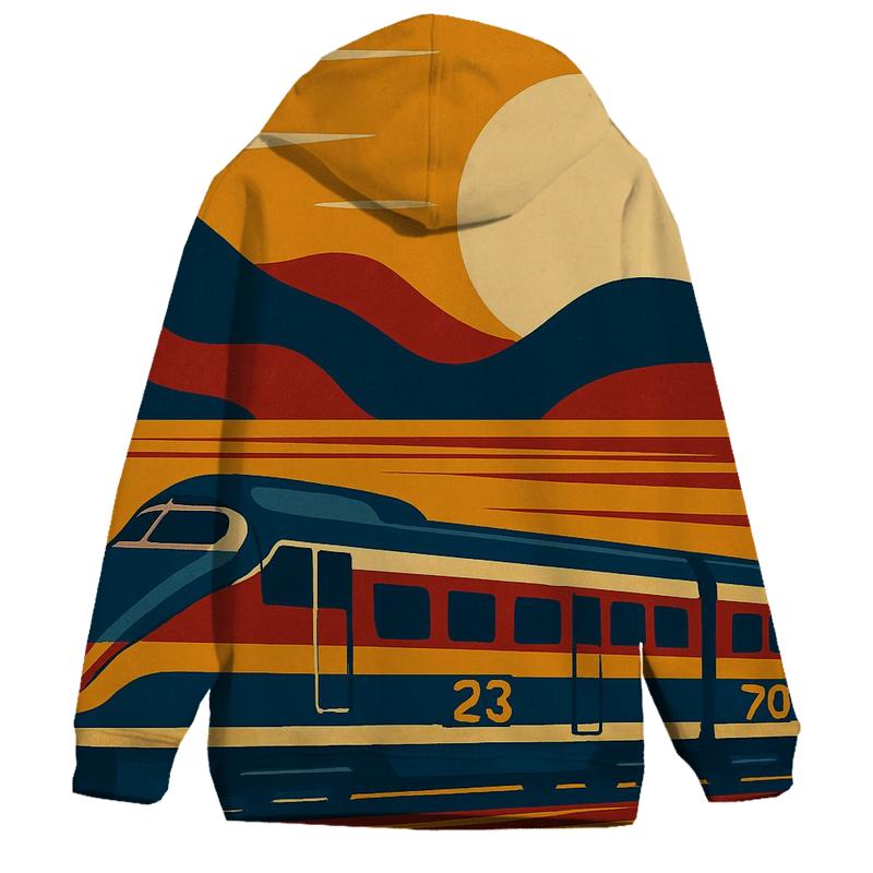 Groove Train Express graphic hoodies
