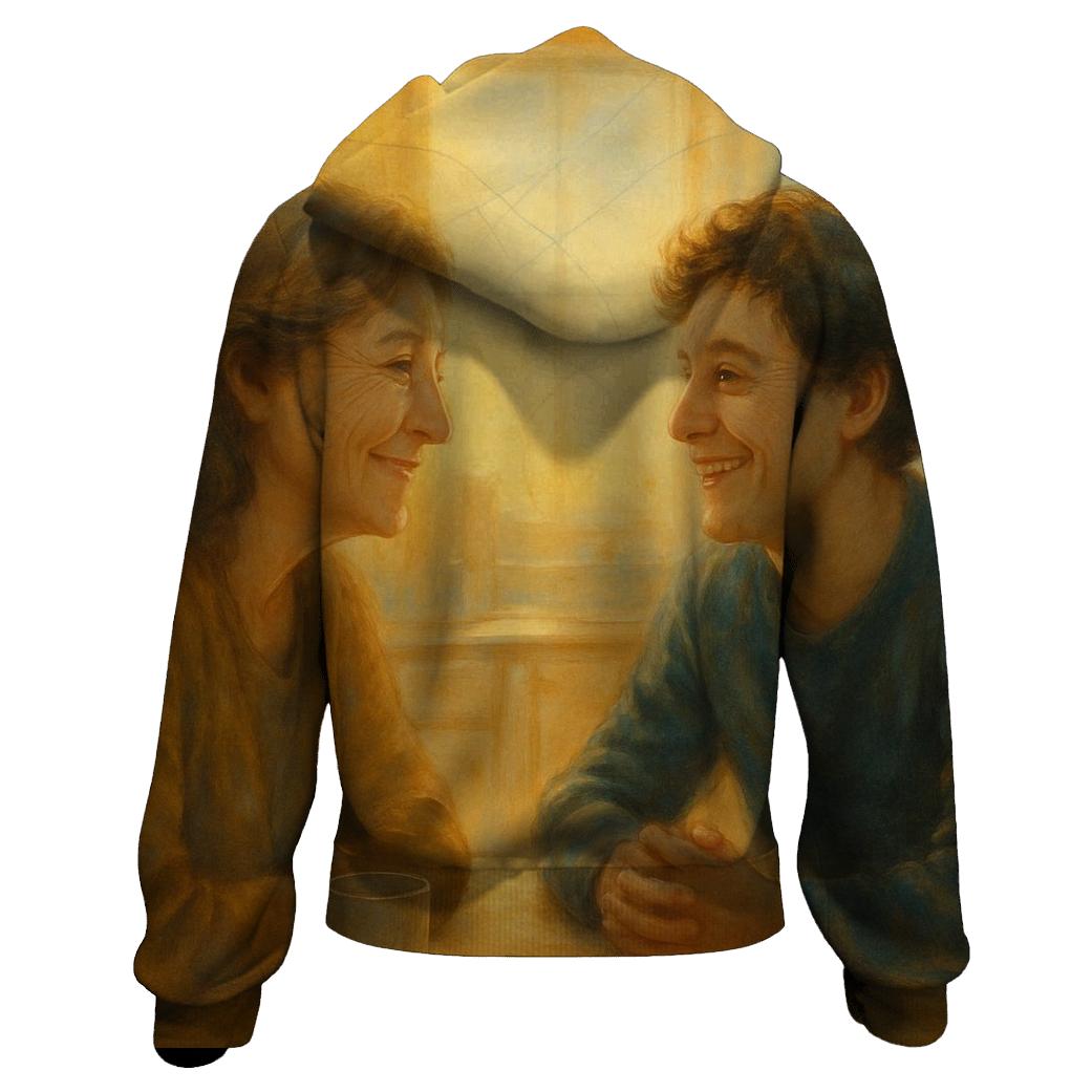 The Map Written In Her Smile graphic hoodies