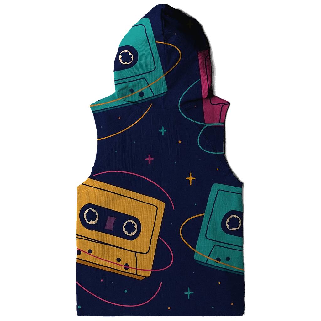 Cassette Planet Orbit printed hoodies
