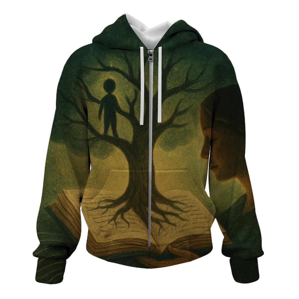 Roots In Her Stories Branches In My Life zip-up hoodies
