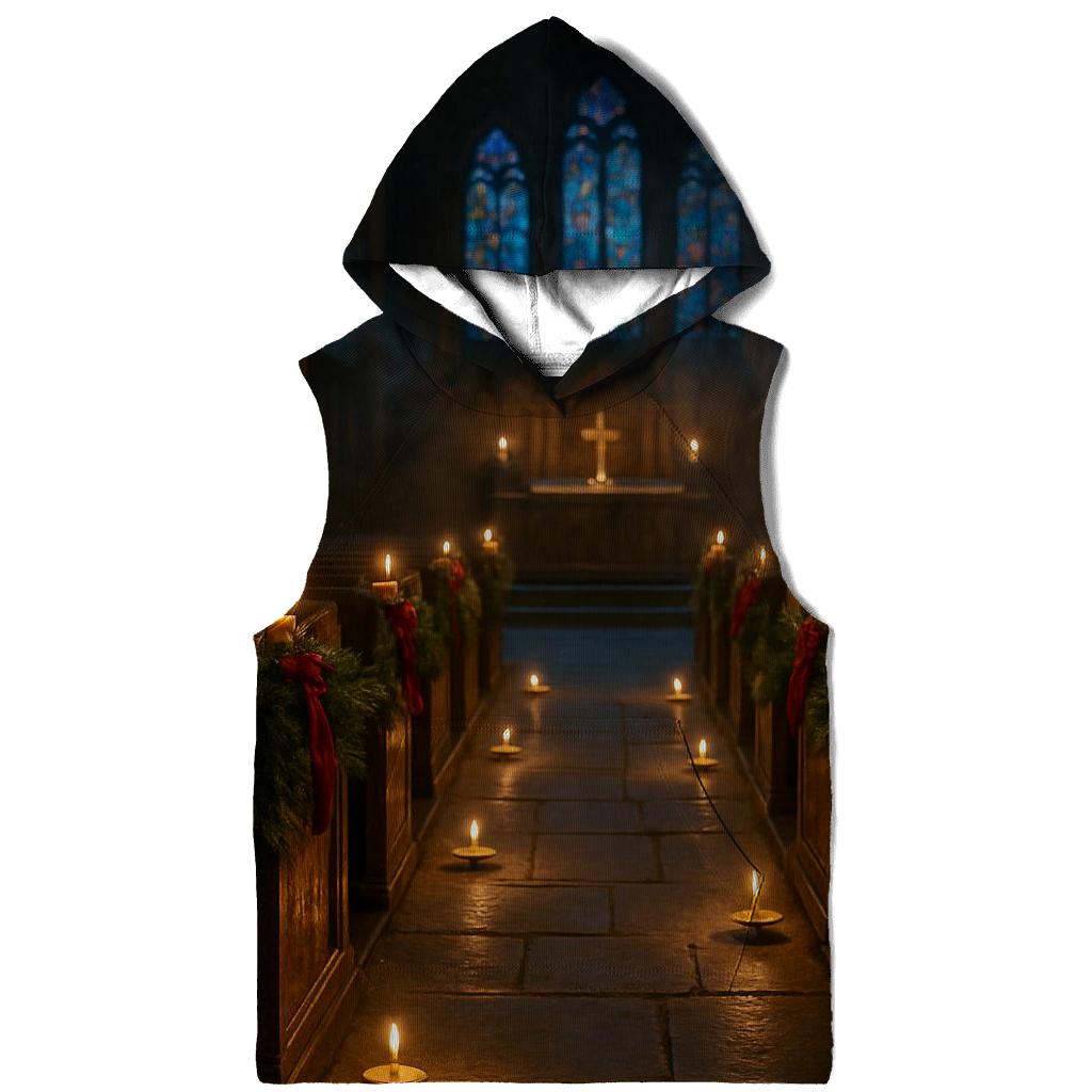 MidnightMassCandlelitAisle graphic hoodies