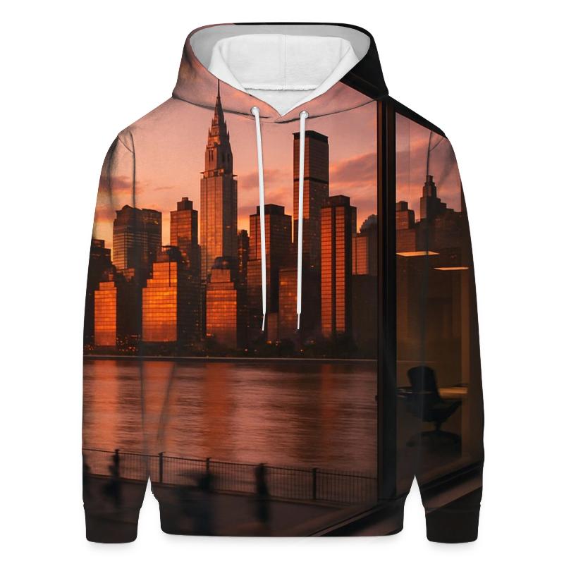 Sunset Reflections In Long Island City Windows hoodie designs