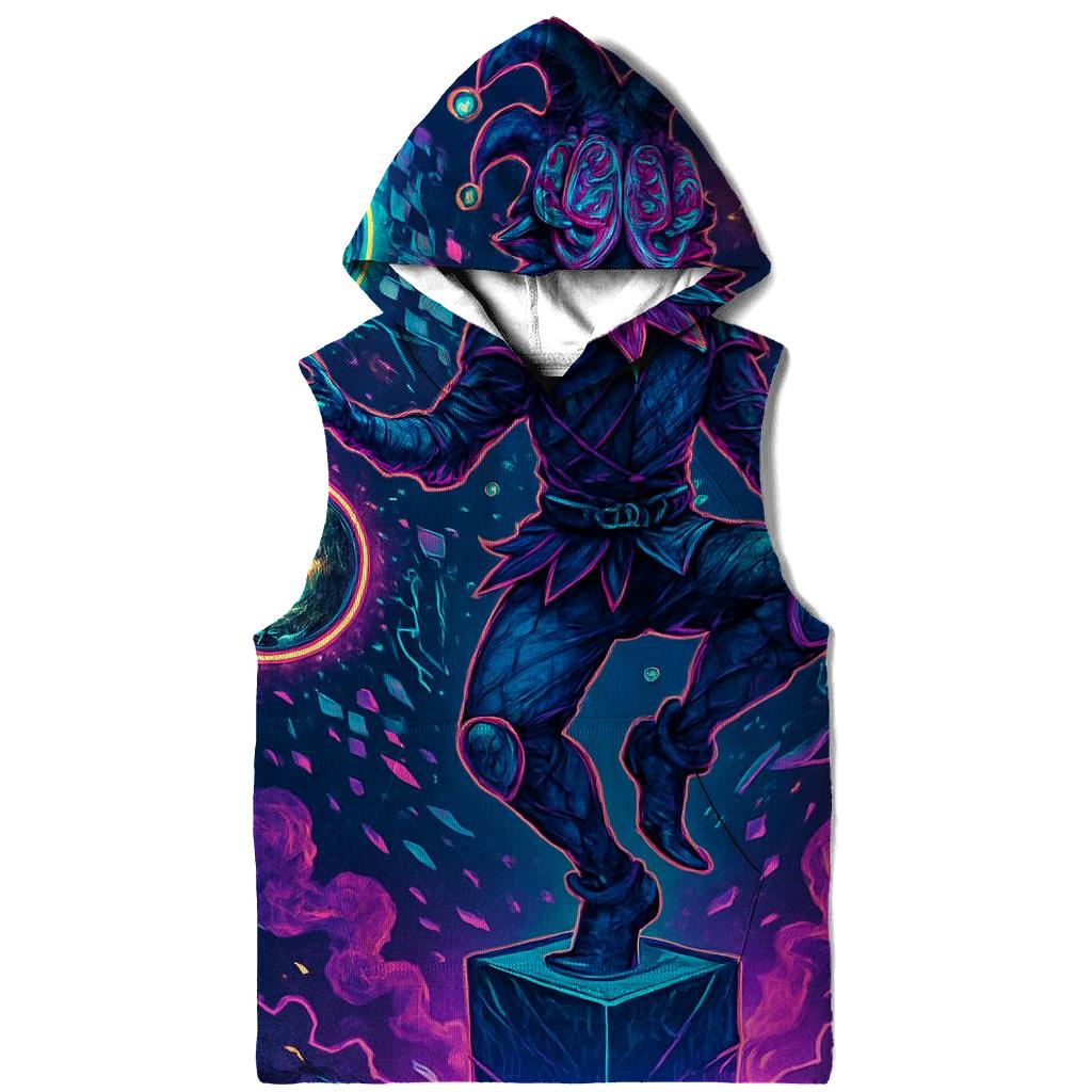 Neon Jester Of Broken Dimensions graphic hoodies