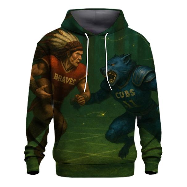 Forest Charge Braves Against Cubs graphic hoodies