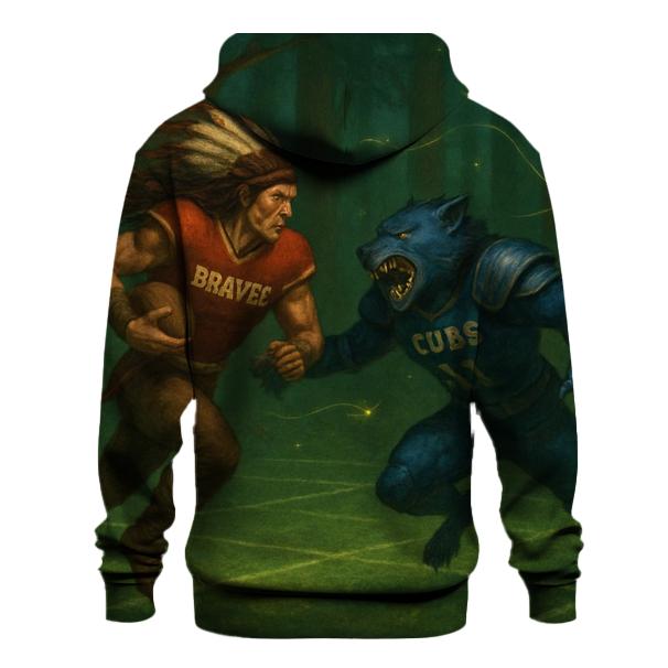 Forest Charge Braves Against Cubs graphic hoodies