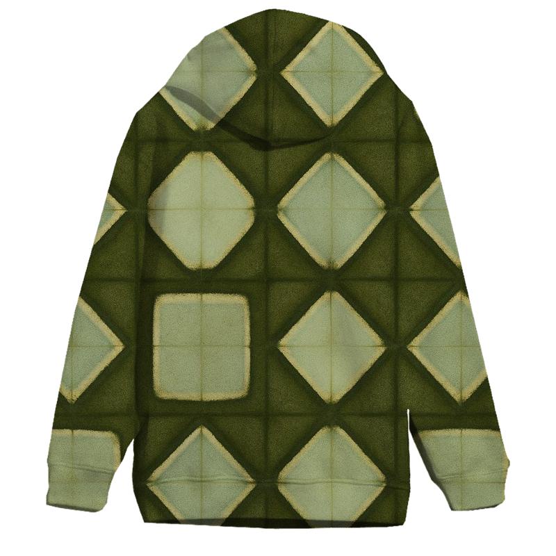 Forest Window Itajime Grid hoodie designs
