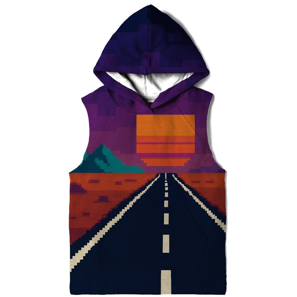 Pixel Desert Drive custom hoodies