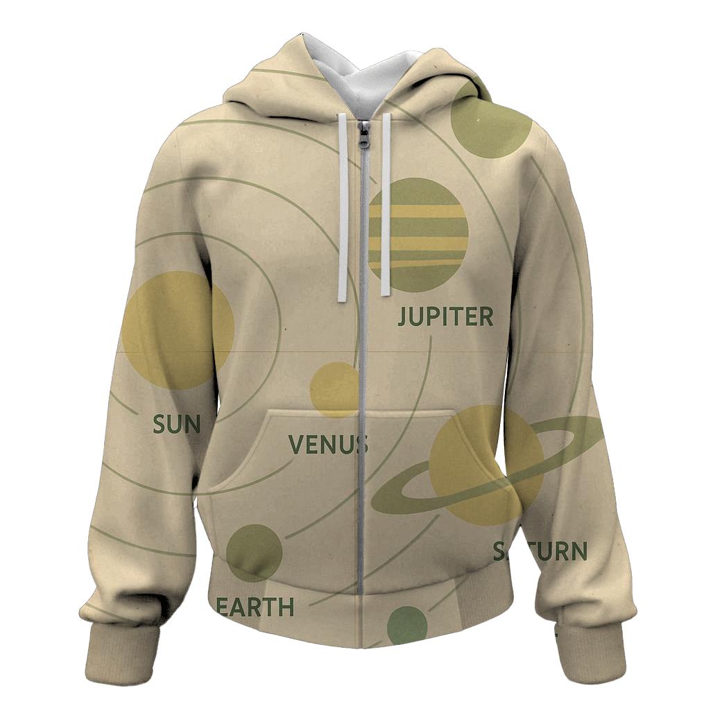 Retro Classroom Diagram Poster designer hoodies