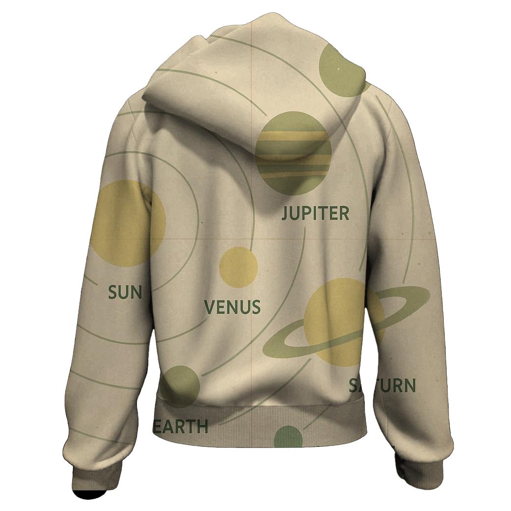 Retro Classroom Diagram Poster designer hoodies